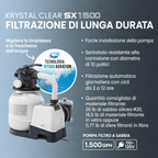 Ultra XTR 26325EH  488 x 122 cm con pompa a sabbia e sabbia filtrante premium OptiFlow da 22,7 kg