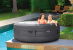 Simple Spa 28482EX –  idromassaggio gonfiabile, 4 posti, grigio, diametro 196 x 66 cm