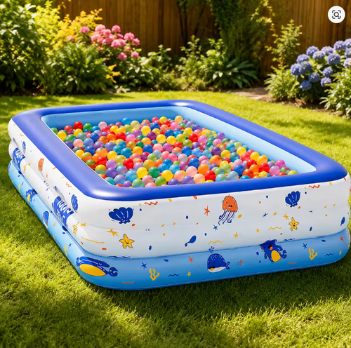 Children's swimming pool, diameter 90/120/160 cm inflatable and foldable outdoor large-size children's paddling pool summer pet