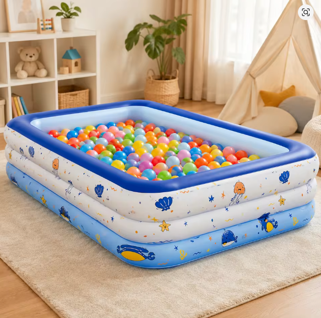 Children's swimming pool, diameter 90/120/160 cm inflatable and foldable outdoor large-size children's paddling pool summer pet