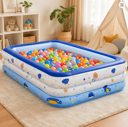Children's swimming pool, diameter 90/120/160 cm inflatable and foldable outdoor large-size children's paddling pool summer pet
