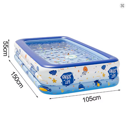 Children's swimming pool, diameter 90/120/160 cm inflatable and foldable outdoor large-size children's paddling pool summer pet