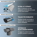 Ultra XTR 26325EH  488 x 122 cm con pompa a sabbia e sabbia filtrante premium OptiFlow da 22,7 kg
